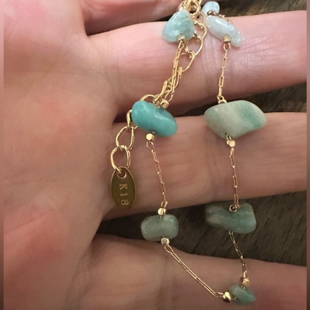 Jadeite Bracelet 18k gold filled dainty bracelet